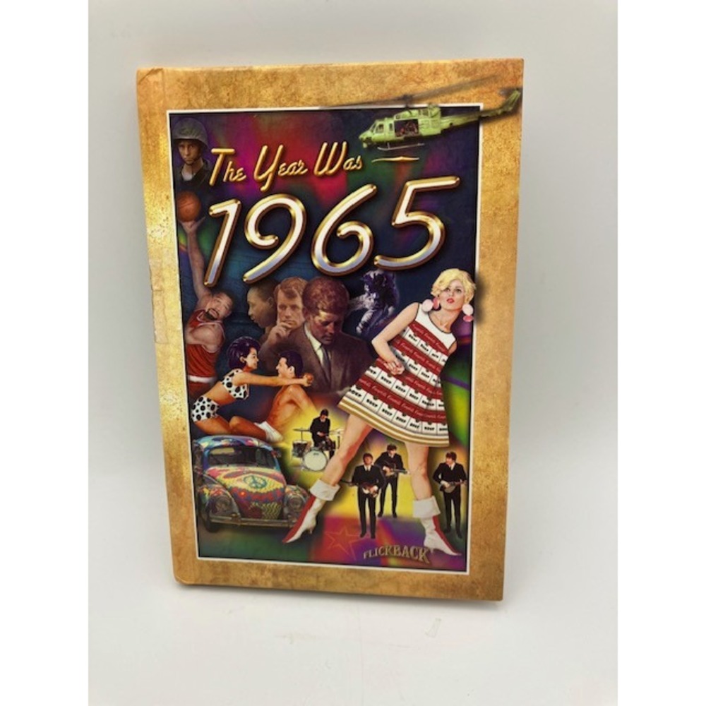 "The Year Was 1965"‎ Book Flickback: Movies, Music, Sports, Headlines 6.5Hx4.5"L